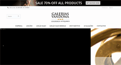 Desktop Screenshot of galeriasdavandoma.com