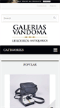 Mobile Screenshot of galeriasdavandoma.com